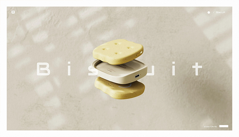产品-Sandwich – 饼干磁吸无线充电宝